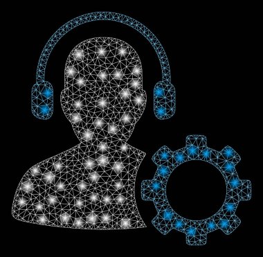 Flare Spotlar ile flare mesh ağ operatörü yapılandırma dişli