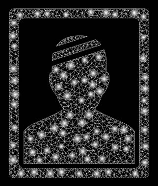 Flare Spotlar ile flare mesh ağ hasta fotoğraf