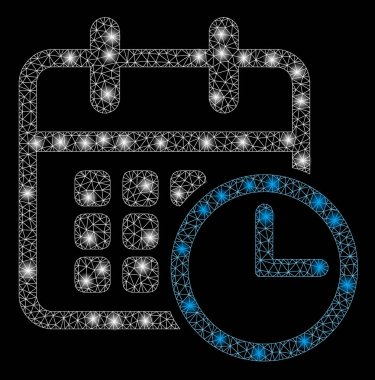 Flare Spotlar ile flare Mesh 2D takvimi saat