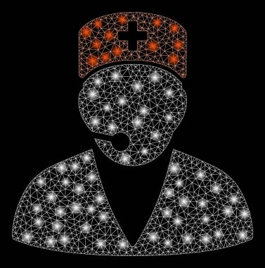 Flare Spotlar ile flare Mesh 2D tıbbi operatör