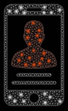 Flare Spotlar ile flare Mesh karkas hasta Mobil hesap