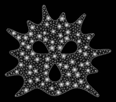 Flare Spotlar ile parlama Mesh karkas virüsü