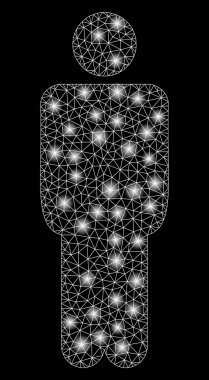 Flare kafes karkas adam flare Spotlar ile