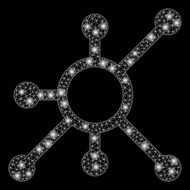 Flare Spotlar ile flare mesh ağ düğümü