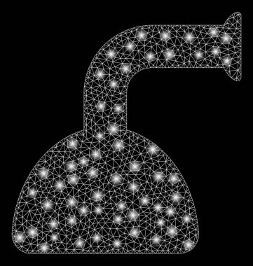 Flare kafes karkas flare Spotlar ile duş başlığı