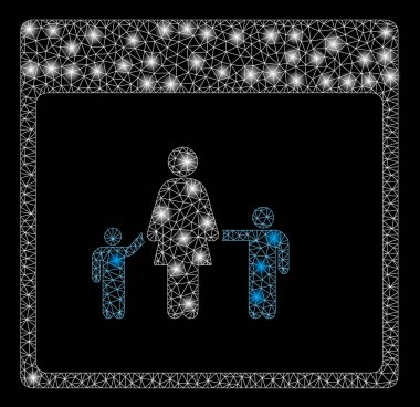 Flare Spotlar ile flare mesh ağ anne takvim sayfası