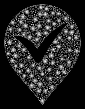 Flare Spotlar ile flare mesh ağ ok Marker