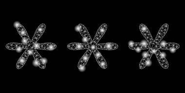 Işık Spotlar ile parlayan Mesh karkas şifre kodu