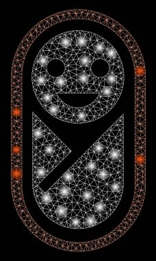 Flare Spotlar ile yeni doğmuş parlama Mesh karkas