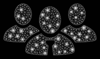 Flare Spotlar ile flare Mesh tel çerçeve Takım Yöneticisi