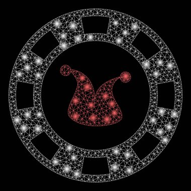 Flare Mesh Network Joker Casino Chip Flare Noktalar ile