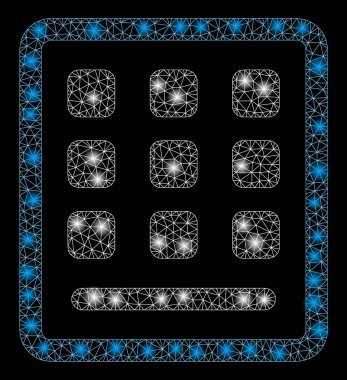 Flare Spotlu Flare Mesh Karkas Tuş Takımı