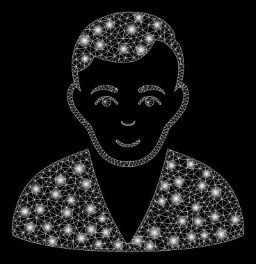 Flare Spotlar ile flare Mesh 2D adam