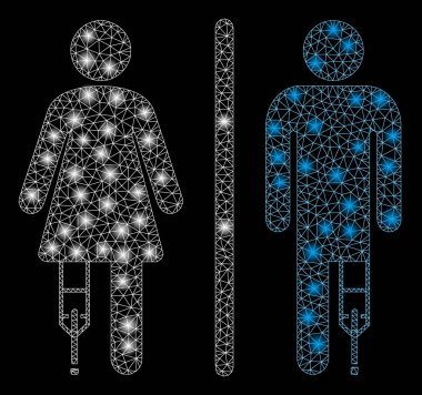 Flare Mesh 2d Hasta Wc Kişiler Flare Spotlar ile