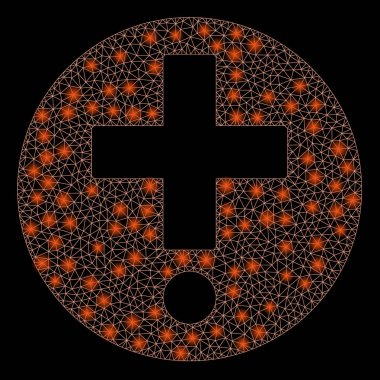 Flare Spotlu Fişek Kafes Tel Çerçeve Eczanesi