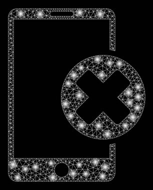 Flare Mesh Carcass Telefon Fişek Spotlar ile İptal