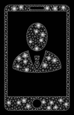 Işık Lekeleri ile Parlak Örgü Karkas Telefon Müşteri Profili