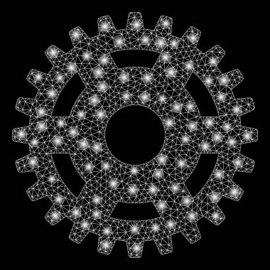 Flare Spotlu Fişek Kafes Tel Çerçeve Pinyonu