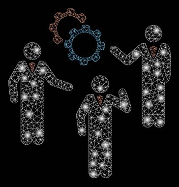 Flare Spotlu Flare Mesh Ağ Planı