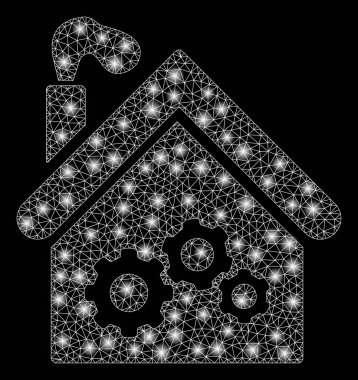 Flare Spotlu Flare Mesh Ağ Tesisi Binası