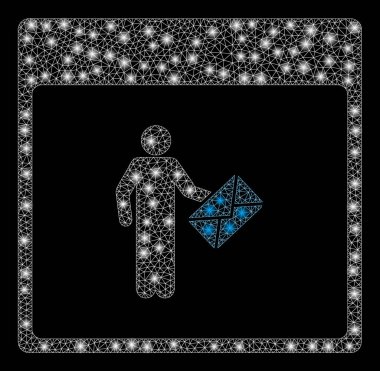 Flare Mesh Ağ Postacı Takvim Sayfası Flare Spotlar ile