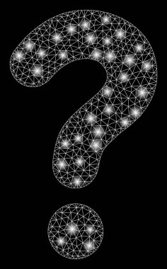 Flare Spotlu Fişek Kafes Tel Çerçeve Soru