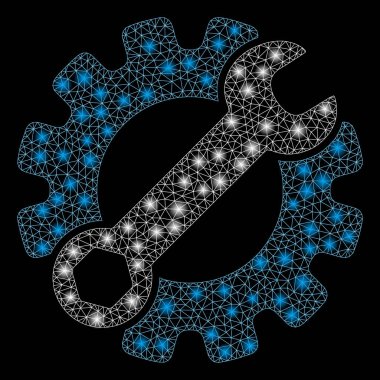 Flare Spotlar ile flare Mesh karkas servis araçları