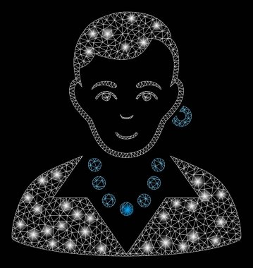 Flare Mesh Network Trendy Gay Flare Spotlar ile