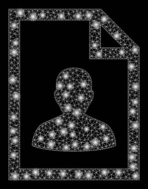 Flare Mesh 2d Kullanıcı Sayfası Parlama Spotları ile