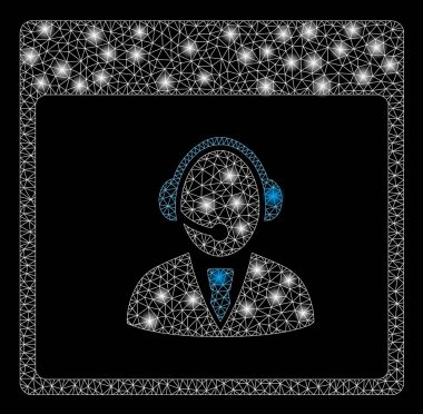 Flare Örgü Tel Çerçeve Alım Operatör Takvim Sayfası Flare Spotlar ile