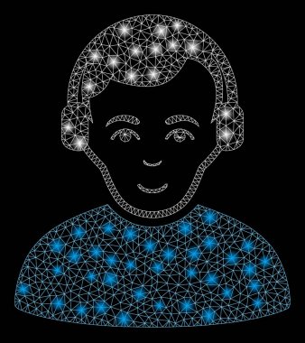 Flare Spotlu Fişek Kafes Tel Çerçeve Radyoman