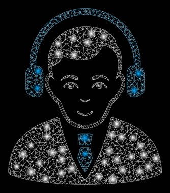 Flare Mesh 2d Radyo Yöneticisi Flare Spotlar ile