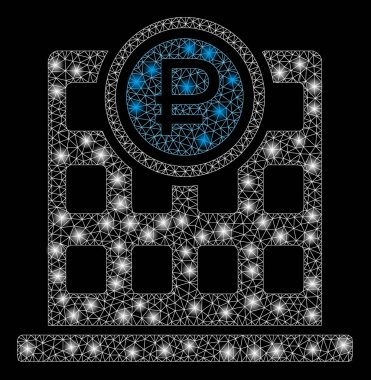 Flare Mesh Karkas Rouble Banka Ofisi Flare Spotlar ile