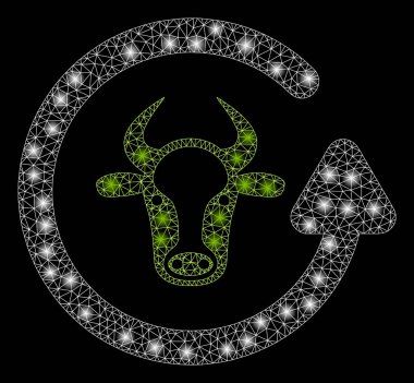 Flare Örgü Tel Çerçeve Yenileme Boğa Parlama Noktalar ile