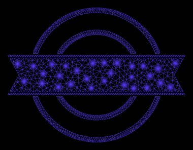 Flare Spotlu İşaretleme Ağ Şerit Daire Çerçevesi