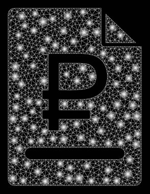 Flare Mesh 2d Rouble Bill Flare Noktalar ile