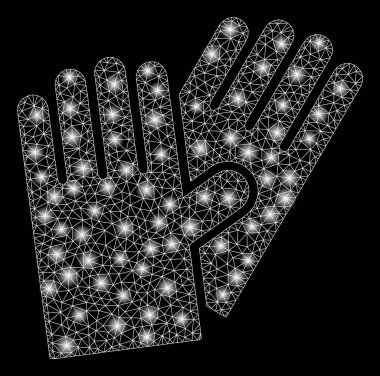 Flare Mesh 2d Lastik Eldiven ler