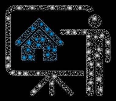 Flare Mesh 2d Emlakçı Sunum Panosu Flare Spotlar ile