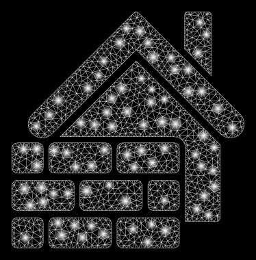 Flare Mesh Karkas Realty Tuğla Duvar Flare Noktalar ile