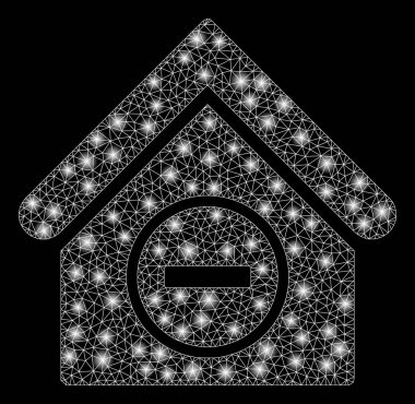 Parlama Örgü 2d Flash Spotlar ile Bina kaldır