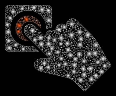 Flare Mesh Ağ Push Alarm Düğmesi Flare Spotlar ile