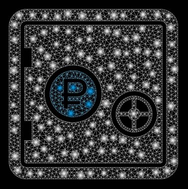 Flare Mesh 2d Rouble Banka İşaretnoktalar ile Güvenli