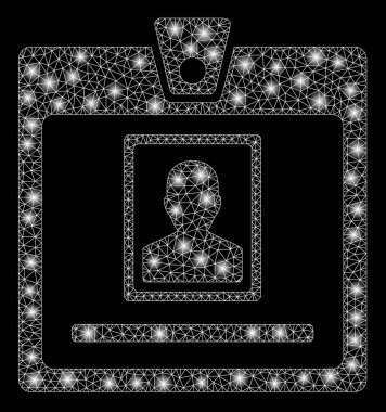 Flash Spotlu Flare Mesh Karkas Kişi Rozeti