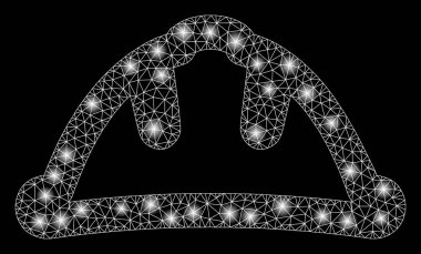 Flare Mesh 2d Kask Parlama Noktalar ile