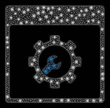 Flare Mesh Karkas Kurulum Araçları Takvim Sayfası Flare Spotlar ile