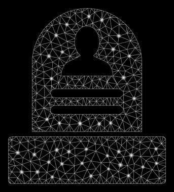 Flare Mesh 2d Rip Anıtı Flare Spotlar ile