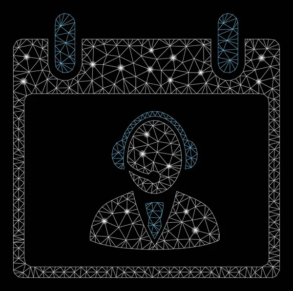 Işık Lekeleri ile Flare Örgü Karkas Alım Operatör Takvim Günü