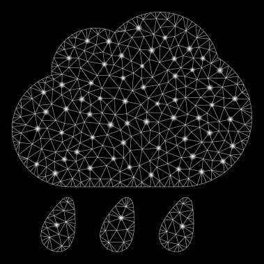 Flare Mesh 2d Yağmur Parlama Noktalar ile