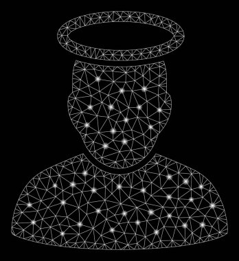 Flare Mesh Ağ Kutsal Adam Flare Spotlar ile