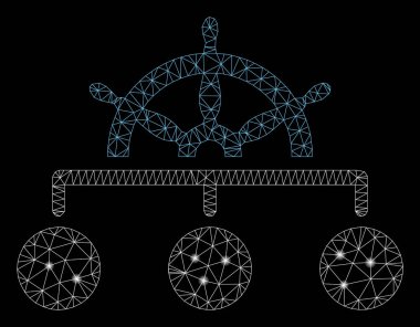 Parlama Noktaları ile Parlayan Örgü Ağ Kural Yapısı